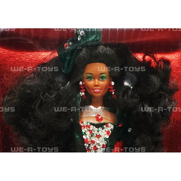 Mattel 1991 Happy Holidays Special Edition African American Barbie