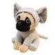 thumbnail image 1 of Lindo Animal Pug perro muñeco de peluche juguetes perros Cosplay dinosaurio conejo elefante oveja leopardo muñecos de peluche, 1 of 14