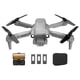 thumbnail image 2 of 2.4G FPV plegable Quadcopter 3D Flip 4CH RC Drone (gris sola cámara 3 batería) Ehuebsd Para estrenar, 2 of 9
