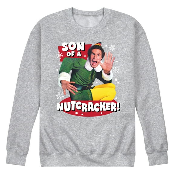 ELF - Christmas Son Of A Nutcracker - Men's Crew Neck Fleece Pullover