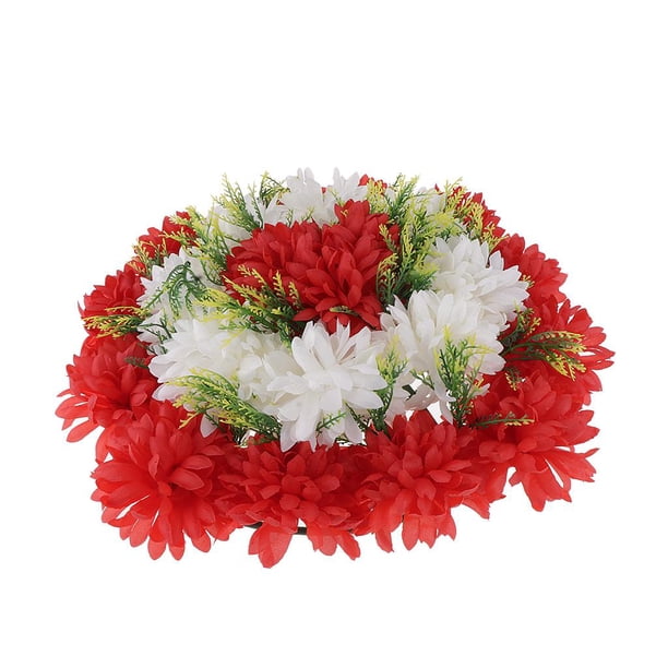 Decoración de la tumba Arreglo de la tumba Flores de la tumba Día de Todos los para el y el de y familiares rojo Macarena Funeral Memorial Grave Flowers