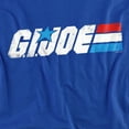 thumbnail image 2 of G.I. Joe Distressed Logo Unisex Adult T-Shirt, Royal, 3X-Large, 2 of 6