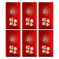 thumbnail image 4 of PFDDRW 6PCS Year Snake Spring Festival Red Envelope2025 Chinese Hong BaoNew Luck Pocket Red Packe Bag Red Snake Year Money, 4 of 8