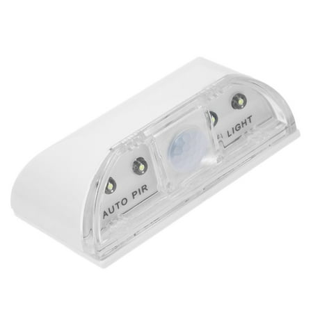 

Chicmine 4-LED PIR Infrared Motion Sensor Home Door Cabinet Keyhole Night Light Lamp