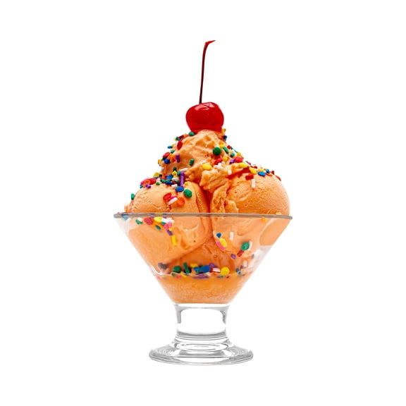 Vikko Dessert Bowls, 5.5 Ounce Ice Cream Sundae Bowls, Set of 6 Footed Dessert Cup For Ices, Pudding, Fruit, and More, Dishwasher Safe