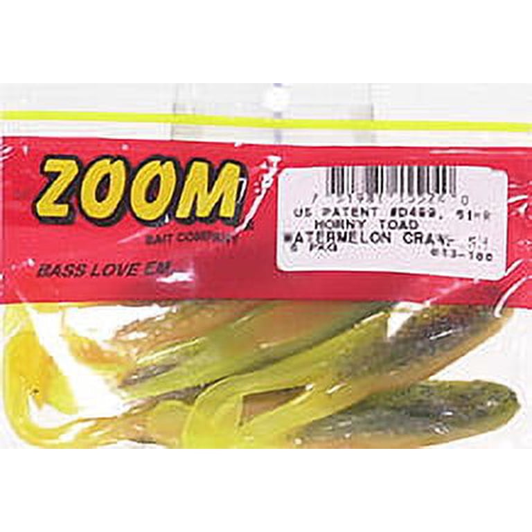 Zoom Horny Toad Watermelon Crawfish Soft Plastic Top Water Bait