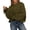 Army Green, variant on Women's Oversized Sweater Crewneck Fall Winter Long Sleeve Fuzzy Warn Knit Pullover Sweaters Trendy Outfits