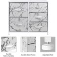 thumbnail image 2 of Sorbus Commode avec 5 Tiroirs - Cadre Blanc, Tiroirs en Marbre Blanc, 2 of 7
