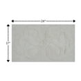 thumbnail image 2 of Knightsbridge Tuft Twisted 220 GSF Non Skid Back Bath Rug 17 x 24 - Ivory, 2 of 2