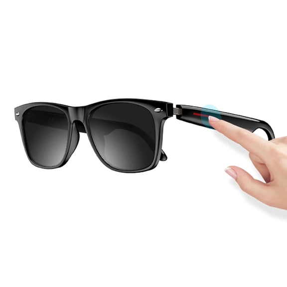Blackview Smart Glasses Wireless Bluetooth, Fashion Sunglasses for Office, Outdoor Sports, Unisex Smart Glasses for Men and Women, Music Playback, Hands-free Calling