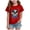 Red, variant on Yindaity Fourth Of July Shirts for Girls Boys 4th of July Shirt Girls Red White and Blue Patriotic American Flag Graphic Kids USA Independence Day Outfit(Green,7-8 Years)