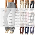 thumbnail image 3 of Edvintorg Yoga Pants Women Lightweight Solid Color Drawstring High Waisted Casual Workout Trouser Woman Clothes Purple S-2XL, 3 of 8