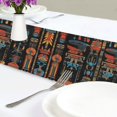 thumbnail image 4 of Yayeee Table Runner 70 inches Long Home Kitchen Dinning Party Decoration, Black Geometric, 4 of 7