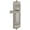 Satin Nickel, variant on Grandeur 832945 Windsor Solid Brass Rose Left Handed Single Dummy Door Lever - Brass