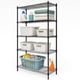 thumbnail image 1 of Estante Organizador para Almacenamiento de Acero Resistente - Anaquel Rack 5 Niveles Ideal para Baño Cocina Ropa Lavanderia 183 cm, 1 of 8