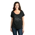thumbnail image 2 of Thread Tank Eat Sleep Take Kids To Practice Repeat Women's Fashion Relaxed Slouchy Dolman T-Shirt Tee Heather Black Medium, 2 of 4
