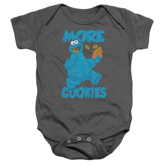 Sesame Street - More Cookies - Infant Snapsuit - 6 Month