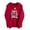 Rouge, variante sur Et Hiver Demi-Ouverture Fermeture Éclair Col à Revers Chandail à Capuchon Décontracté Chandail pour Femmes avec Poche Chandails pour Femmes Grande Taille Chandails à Capuchon Chandail à Capuchon Femme Tunique d'Hiver à Fermeture Éclair Rouge m