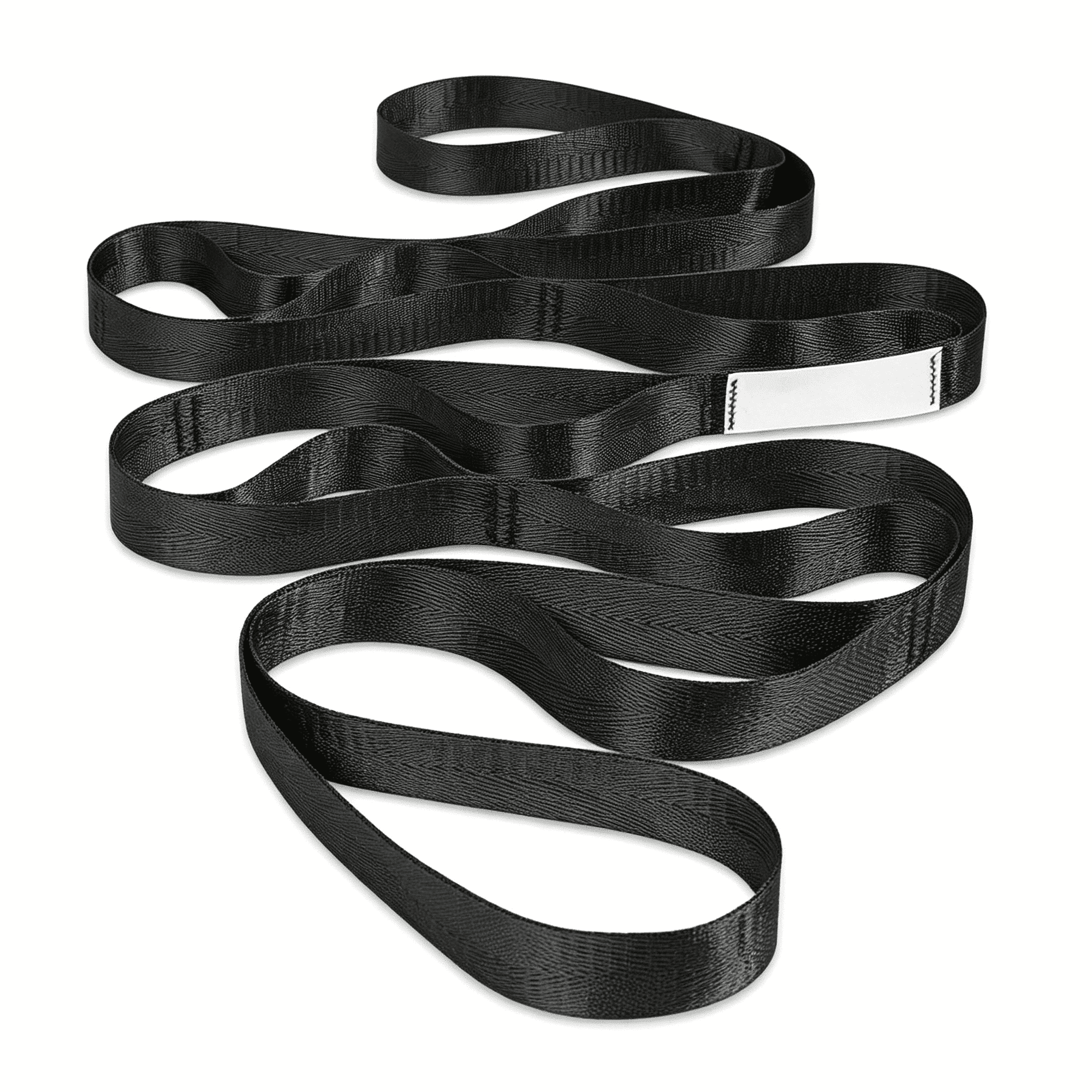BESTSKY Yoga Strap, Non-Elastic Stretching Strap with Loops for Physical Therapy & Rehab, Knee Hip Leg ROM Post-Surgery, Leg Lifter Strap Mobility Aid, Hamstring Calf Back