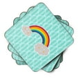 thumbnail image 2 of Rainbow in Clouds Foam Coaster Set of 4, 2 of 3