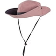 thumbnail image 2 of Ponytail Sun Bucket Hats for Women UV Protection Foldable Mesh Wide Brim Hiking Beach Fishing Summer Safari, 2 of 6