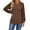 Caramel, variant on UVN Sweatshirts for Women Crewneck Cable Knit Sleeve Sweaters Casual Fall Tunic Tops
