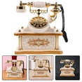 thumbnail image 2 of FOMIYES Telephone Music Box Vintage Style Desk Decor for Entryway and Home Decoration, 2 of 7