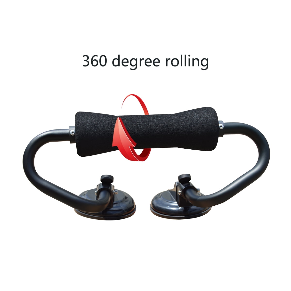 Kayak Roller Loader, Kayak Load Assist Roller Mount with Suction Cup for Car SUV - Black