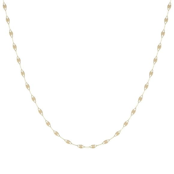 Cadena De oro Imperial Jewlery 14K Grano De Cafe 40cm