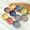 Ten Dishes, variant on Assorted Bohemian Ceramic Dipping Bowls, Small Colorful Patterned Porcelain Sauce Dishes, Multi-Use Serving Bowls for Condiments, Snacks & Home Decor, Dishwasher Safe