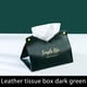 thumbnail image 1 of Funda de piel para caja de pañuelos, soporte triangular plegable para caja de pañuelos, caja de almacenamiento decorativa moderna para sala de estar, dormitorio, coche, oficina, ideas de regalo Wmkox8yii  hjk6482, 1 of 1