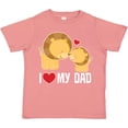 thumbnail image 3 of Inktastic Fathers Day I Love My Dad Boys Lion Boys or Girls Toddler T-Shirt, 3 of 5