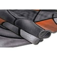 thumbnail image 4 of Electric Orange/Grey/Silver/Black/Abstract Area Rug Modern Contemporary Circles and Wavey Swirlls Design Pattern, 4 of 5