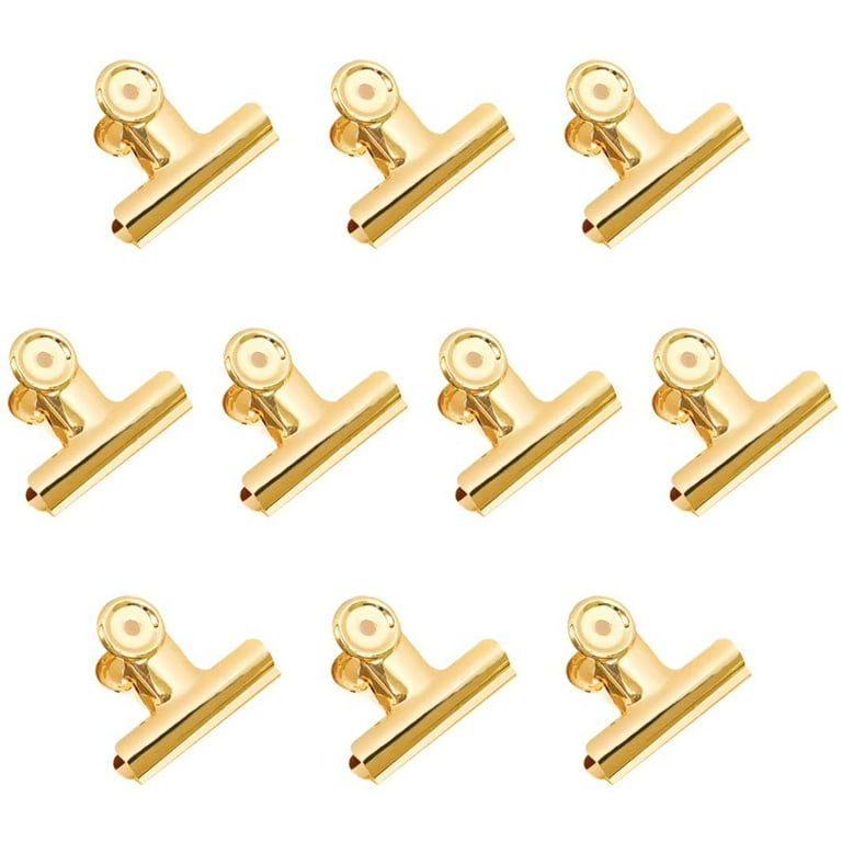 Large gold best sale binder clips