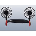 thumbnail image 2 of Ventilador de cuello portátil con manos libres, miniventilador de escritorio con ventilador pequeño recargable por USB para verano, interior y exterior Rojo Verde  Cocina, Decoración y Otros, 2 of 4