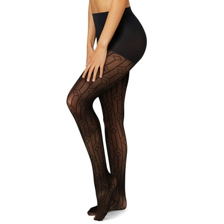 

Hanes Womens EcoSmart Art Deco Control Top Tights Style-HG0015