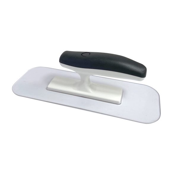 Hanroy Plastic Trowel with Black Comfortable Grip Handle, Includes 3.5" x 9.5'' Finishing Trowels, Lightweight Mounting, Round End, Suitable for Scrape,Plastering and Paint Walls(D1147-T)