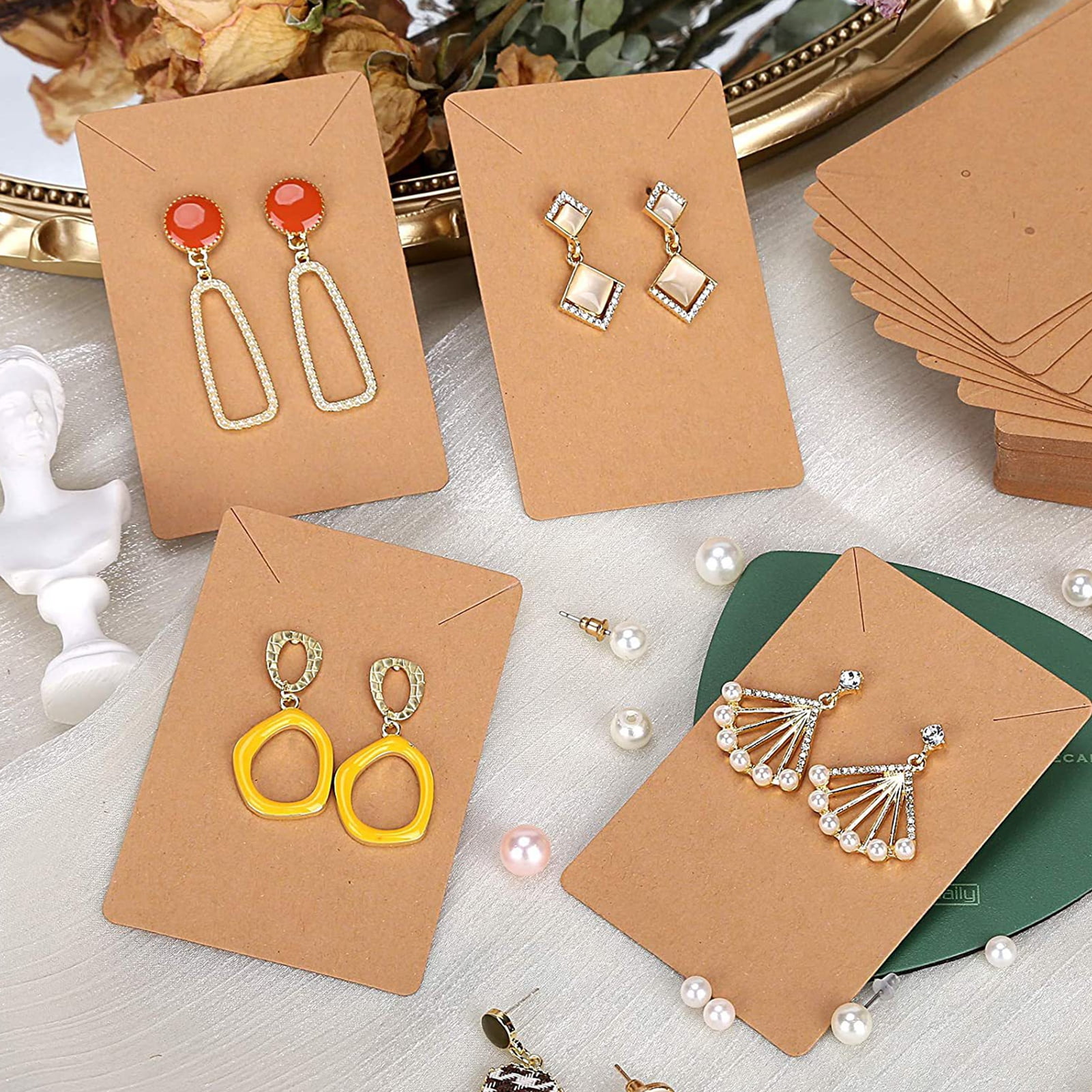 5x7cm Earring Card Jewelry Packaging Display Holder 50pcs Beauty
