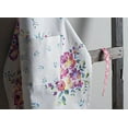 thumbnail image 3 of Maison d' Hermine Rose Garden 100% Cotton Kitchen 1 Piece Kitchen Apron with an Adjustable Neck & Visible Centre Pocket with Long Ties for Women | Men | Chef | Spring/Summer (27.50"x31.50"), 3 of 7