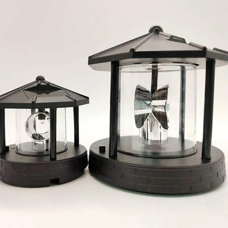 

Beautiful Waterproof Solar Lighthouse with Rotating LED Beacon Lamp - Stunning Outdoor Ornamental Hanging Solar Powered Lamp for Garden Courtyard Patio Fence Decoration - Gorgeous Lawn Li
