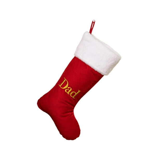 Medias navideñas BLESIY bolsa de regalo de caramelos calcetín navideño 26 cm x 45 cm