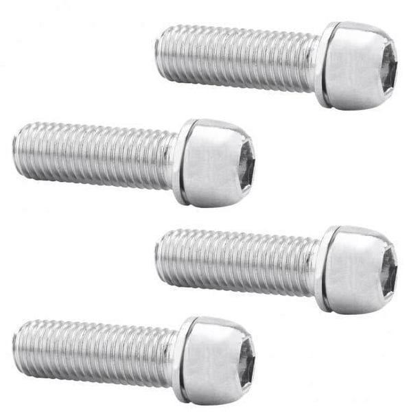 Tornillos de tallo, 4x4 PC, pernos de jaula de botellas de agua, tornillos de zócalo M7 6 piezas