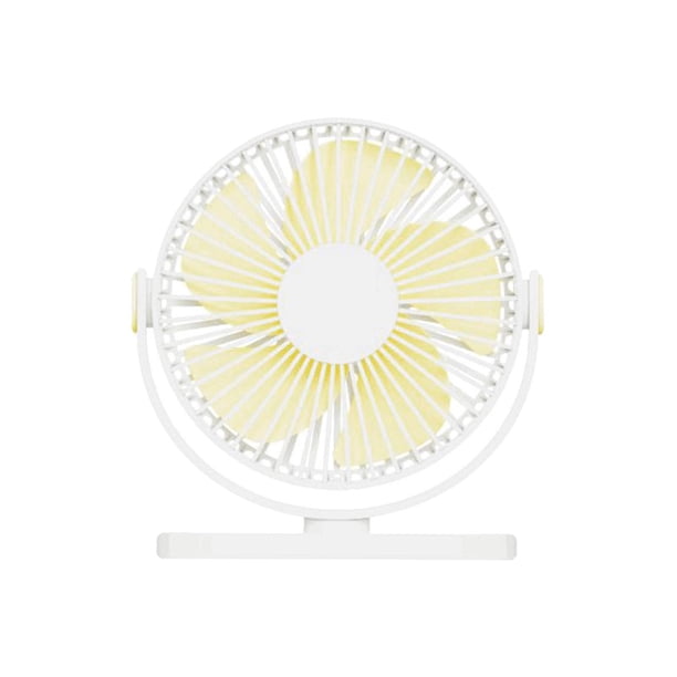 Ventilador de refrigeración de escritorio USB Zulema Mini Silencioso Blanco 90 degree Abanico portátil