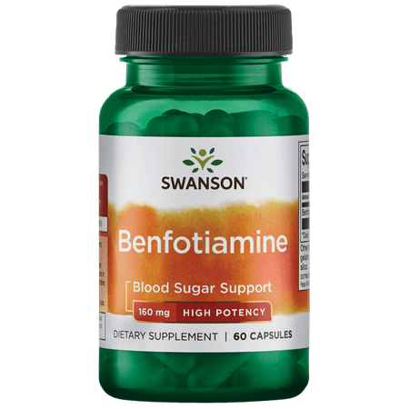 Swanson Benfotiamine - High Potency 160 mg 60