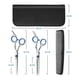 thumbnail image 4 of Kit de tijeras de corte de pelo 10 piezas Kit profesional de acero inoxidable agarre cómodo Kit de tijeras de adelgazamiento del cabello portátil, 4 of 8