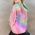 thumbnail image 3 of XADYUY Cute Hoodies for Teen Girls Oversized Hooded Girls Sweatshirt Preppy Long Sleeve Pullover Sweatshirts for Girls Casual Winter Kids Sweaters Girls with Pocket,11-12 Years Light Purple, 3 of 5