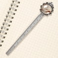 thumbnail image 3 of Marbled Silver Lace-Edged Bookmark: Reading Accessory for Book Lovers, 3 of 5