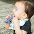 thumbnail image 2 of Tiny Twinkle - Silicone Toothbrush 2PK - Indigo, Mint, 2 of 5