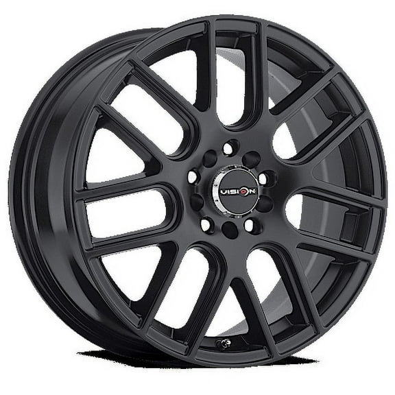 17x7.5 Vision 426H Cross Matte Black Wheel 5x112 (38mm)