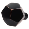 thumbnail image 3 of GlideRite 1-1/2 in. Solid Faceted Cabinet Knob, Oil Rubbed Bronze, 3 of 3